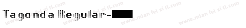 Tagonda Regular字体转换